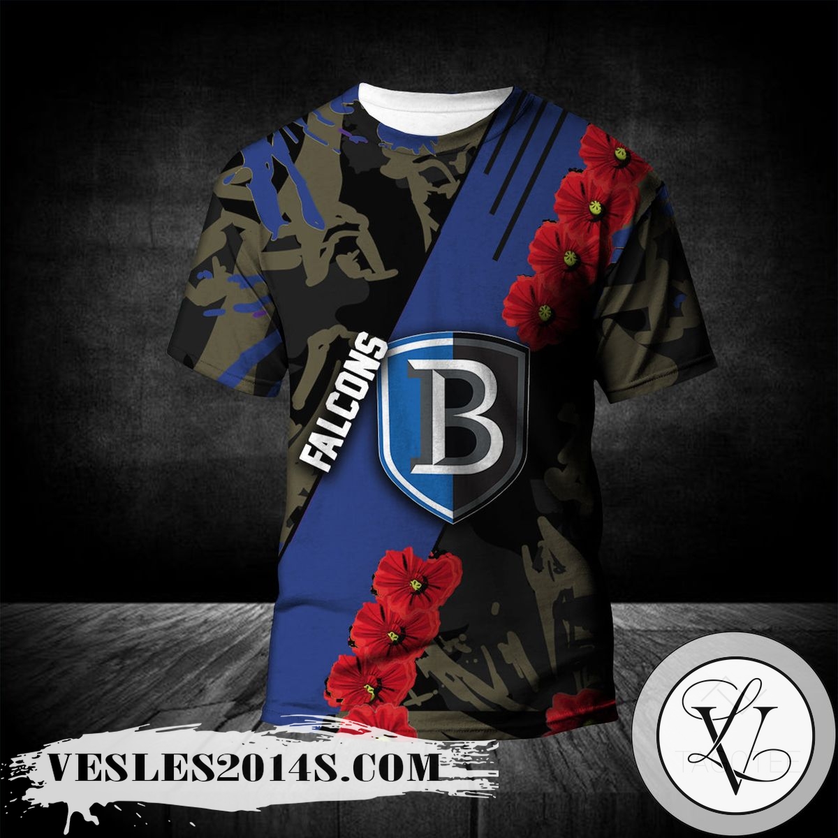 Bentley-Falcons-All-Over-Print-T-Shirt-Sport-Style-Keep-Go-on-–-NCAA-1