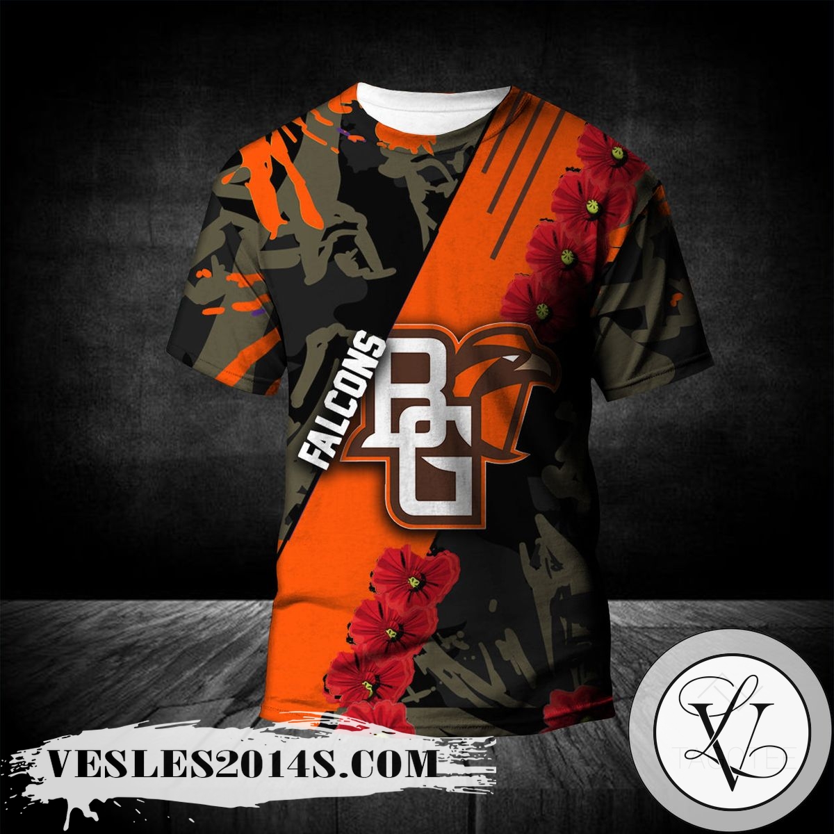 Bowling-Green-Falcons-All-Over-Print-T-Shirt-Sport-Style-Keep-Go-On-–-NCAA-1