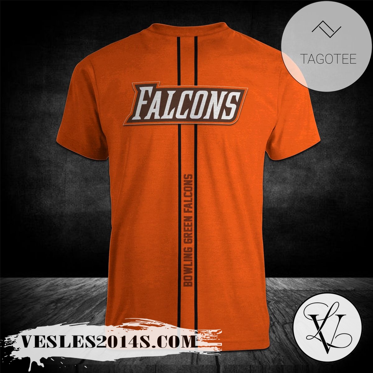 Bowling-Green-Falcons-Personalized-Custom-Text-All-Over-Print-T-shirt-–-NCAA-1