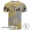 Colorado Buffaloes All Over Print T-shirt Sport Style Logo – NCAA