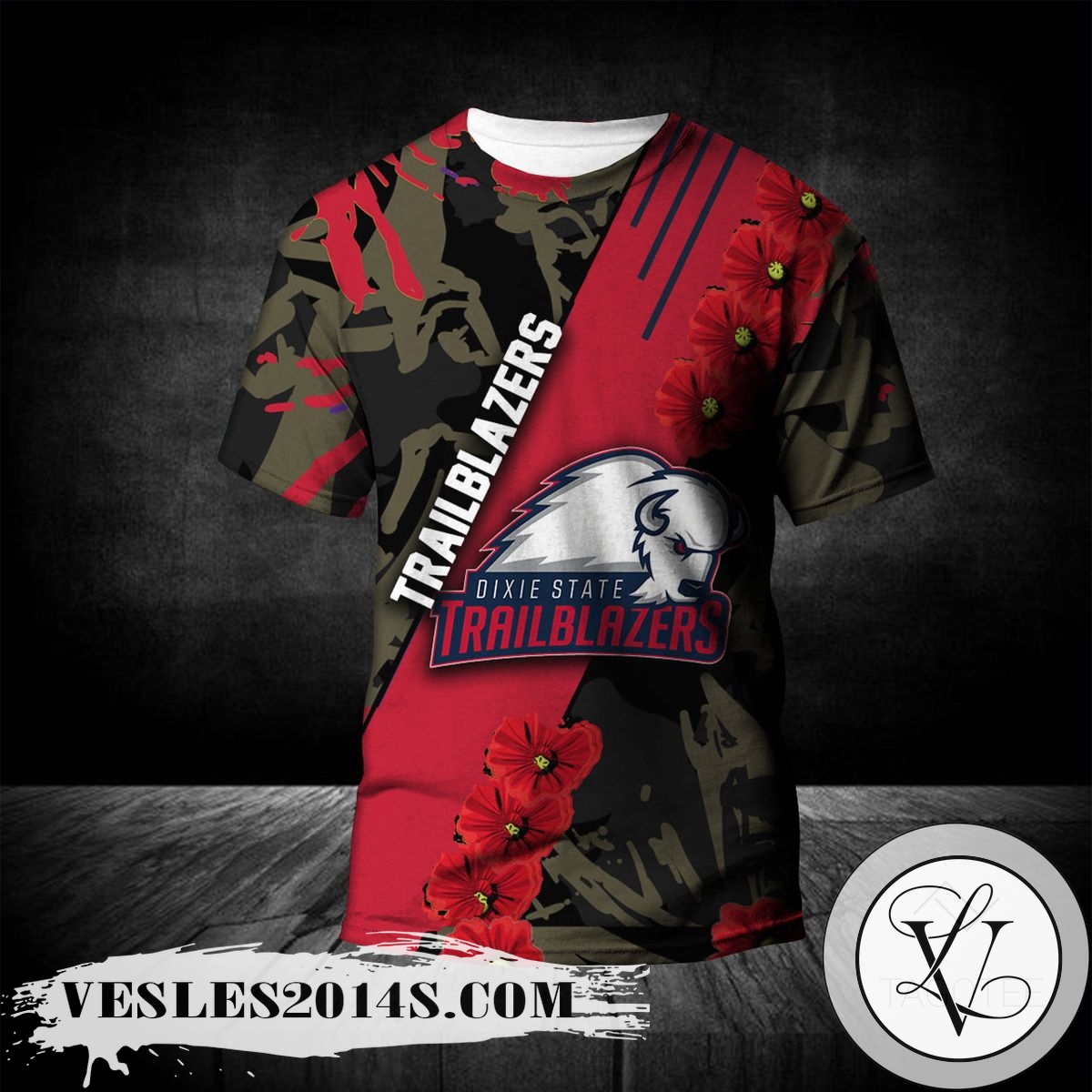 Dixie State Trailblazers All Over Print T-shirt Sport Style Keep Go On – NCAA Dixie State Trailblazers All Over Print T-shirt Sport Style Keep Go On – NCAA