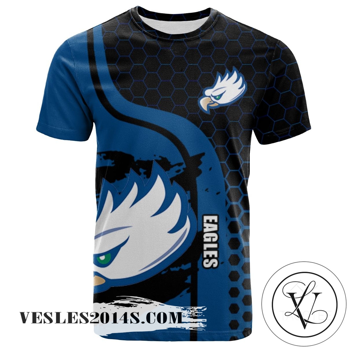 Florida Gulf Coast Eagles All Over Print T-shirt My Team Sport Style – NCAA Florida Gulf Coast Eagles All Over Print T-shirt My Team Sport Style – NCAA