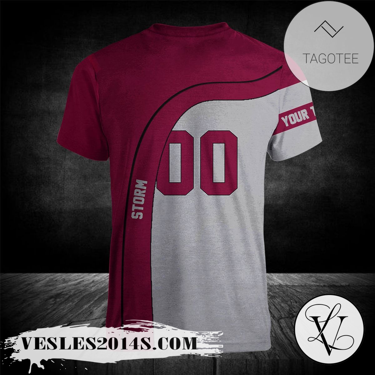 Guelph-Storm-T-shirt-Curve-Personalized-Custom-Text-–-CA-HOCKEY-1