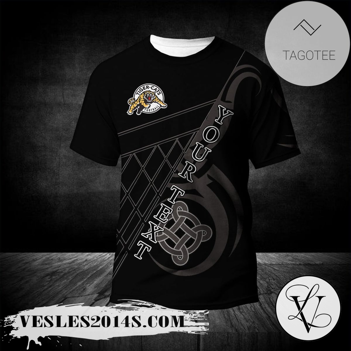 Hamilton Tiger-Cats T-Shirt Celtic Custom Text – CA FOOTBALL Hamilton Tiger-Cats T-Shirt Celtic Custom Text – CA FOOTBALL