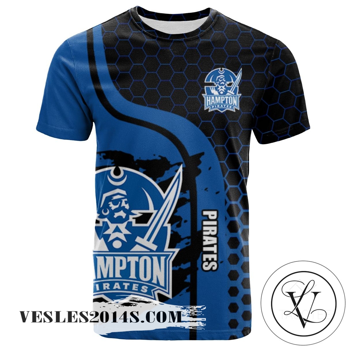 Hampton Pirates All Over Print T-shirt My Team Sport Style – NCAA Hampton Pirates All Over Print T-shirt My Team Sport Style – NCAA