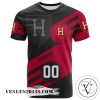 Harvard Crimson All Over Print T-shirt Sport Style Logo – NCAA