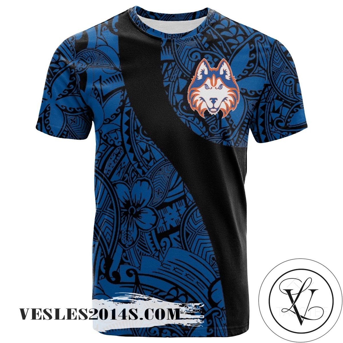 Houston-Baptist-Huskies-All-Over-Print-T-shirt-Polynesian-–-NCAA-1