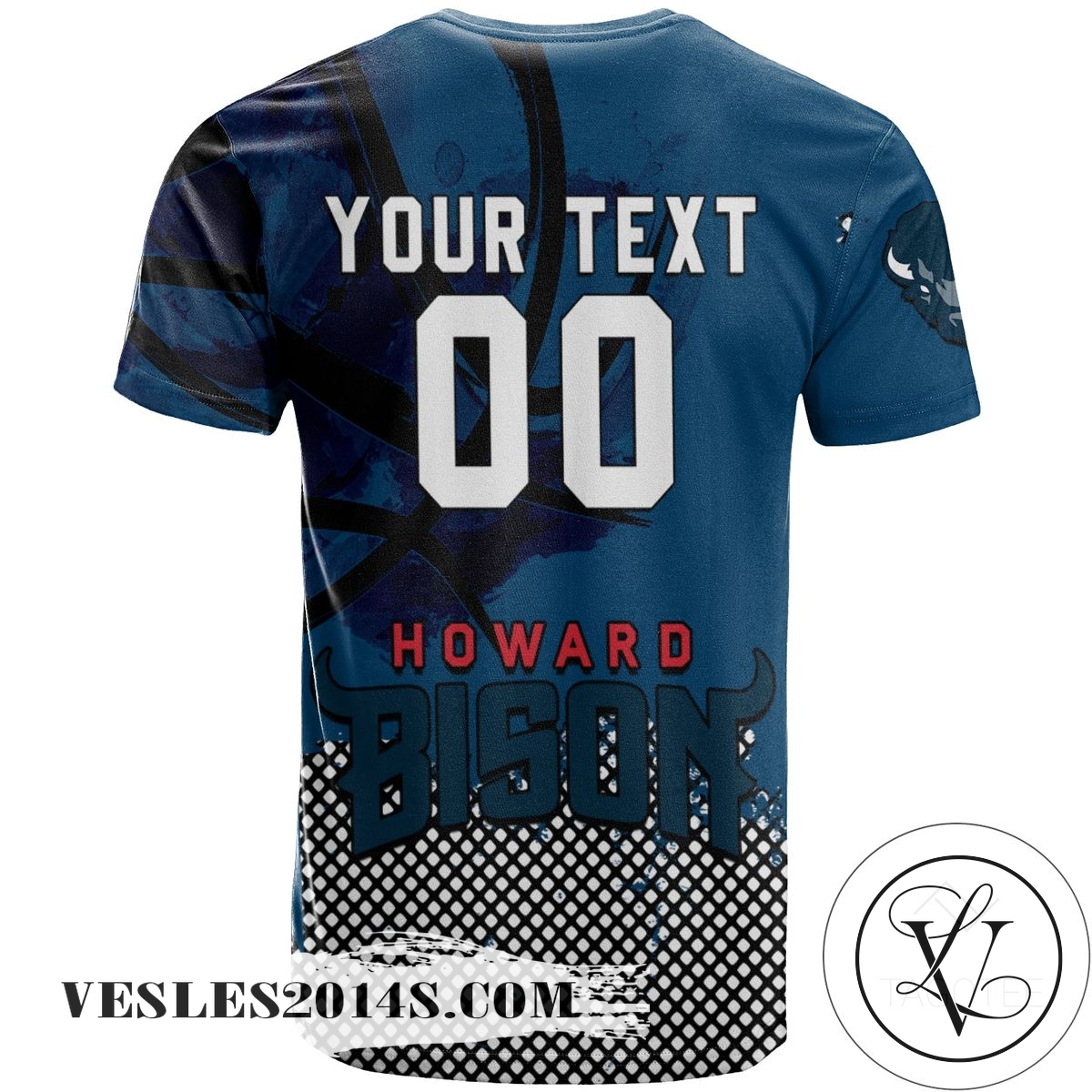 Howard-Bison-All-Over-Print-T-shirt-Mens-Basketball-Net-Grunge-Pattern-–-NCAA-1
