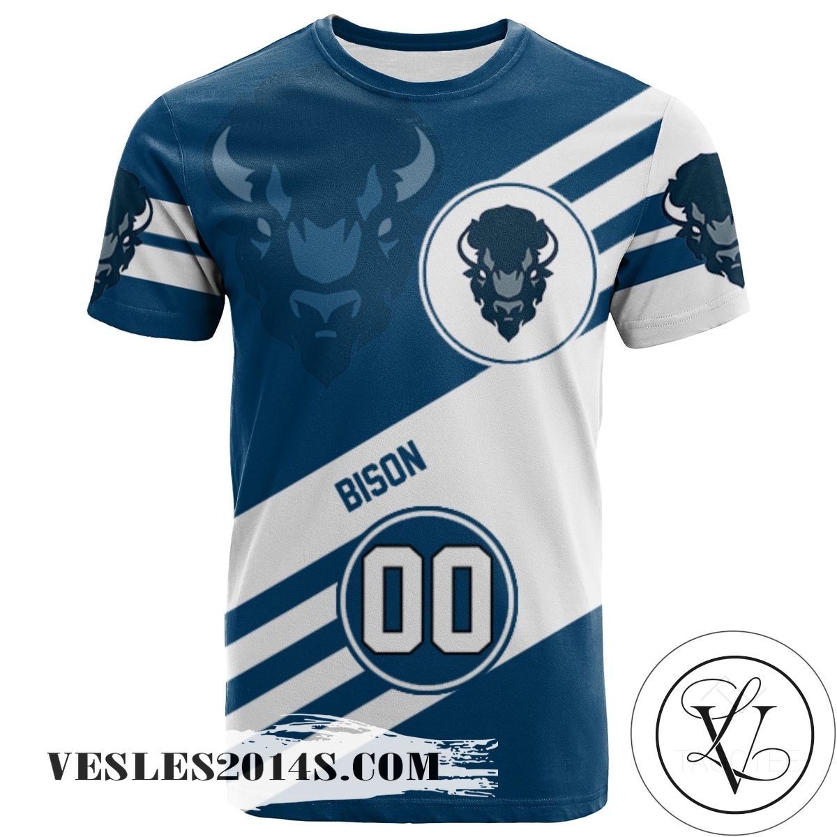 Howard Bison All Over Print T-shirt Sport Style Logo – NCAA Howard Bison All Over Print T-shirt Sport Style Logo – NCAA