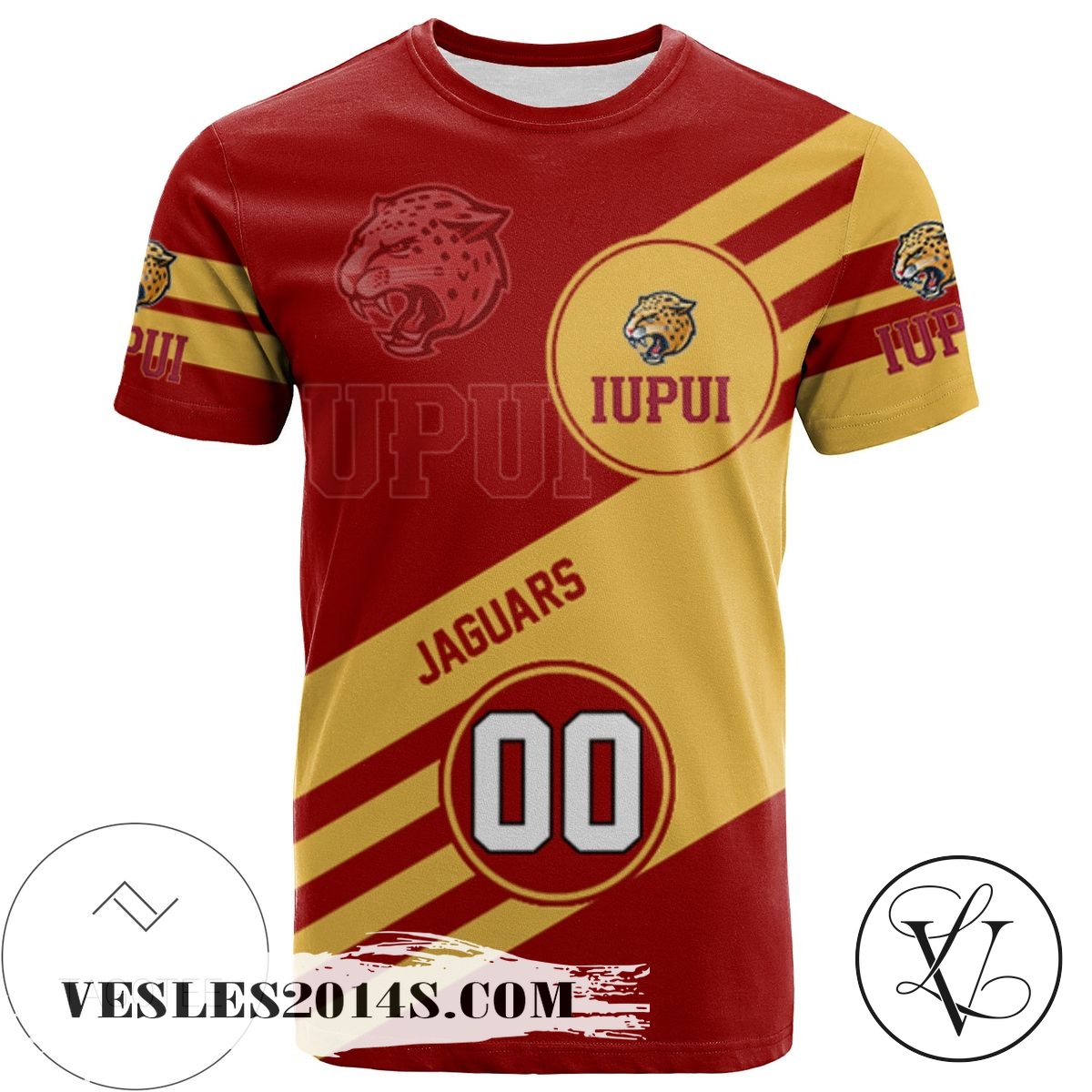 IUPUI Jaguars All Over Print T-shirt Sport Style Logo – NCAA IUPUI Jaguars All Over Print T-shirt Sport Style Logo – NCAA
