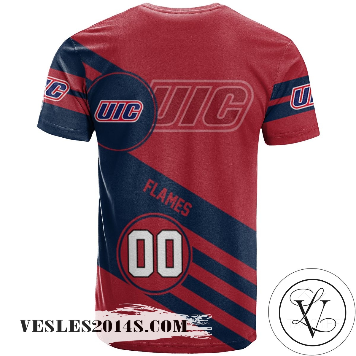 Illinois-Chicago-Flames-All-Over-Print-T-shirt-Sport-Style-Logo-–-NCAA-1