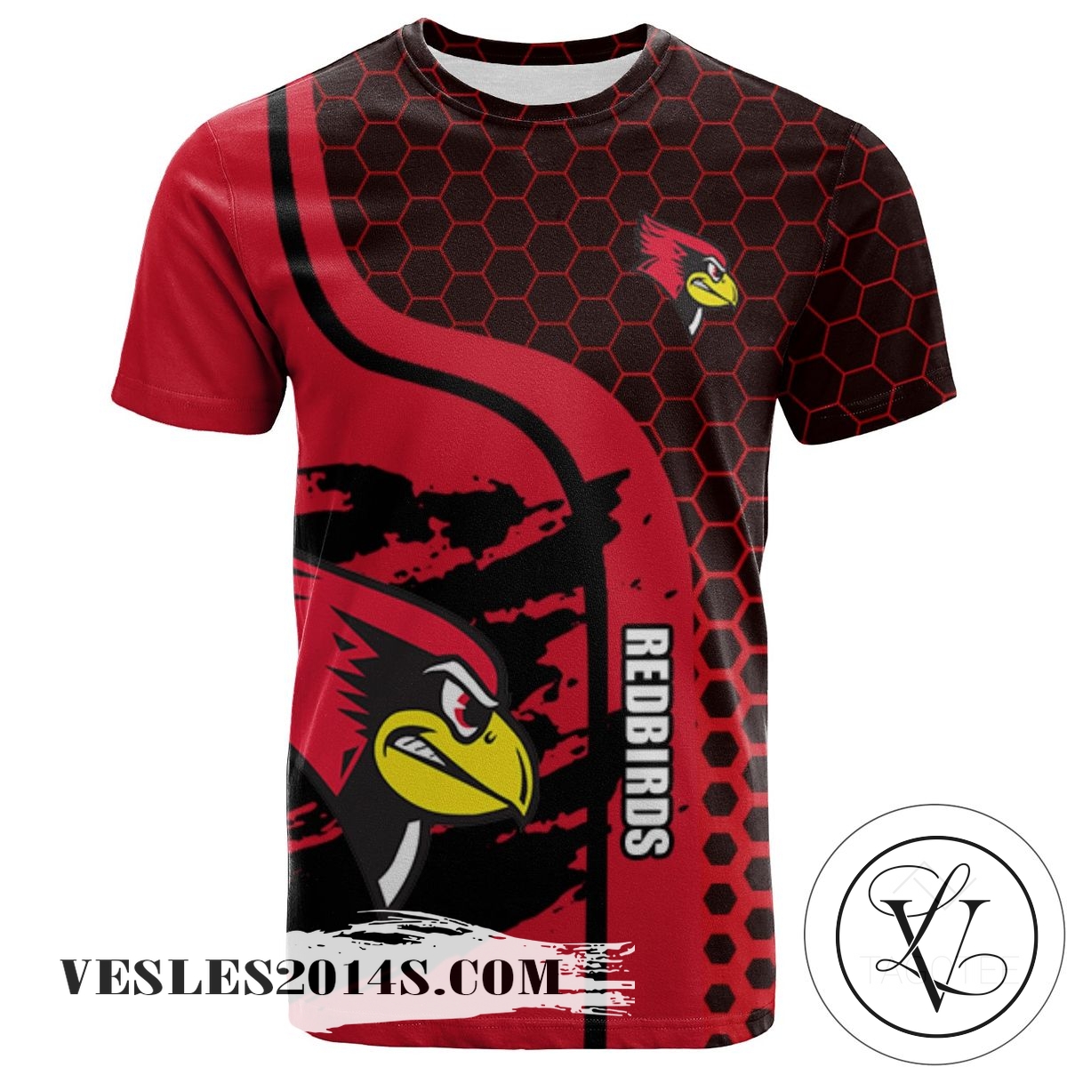 Illinois State Redbirds All Over Print T-shirt My Team Sport Style – NCAA Illinois State Redbirds All Over Print T-shirt My Team Sport Style – NCAA