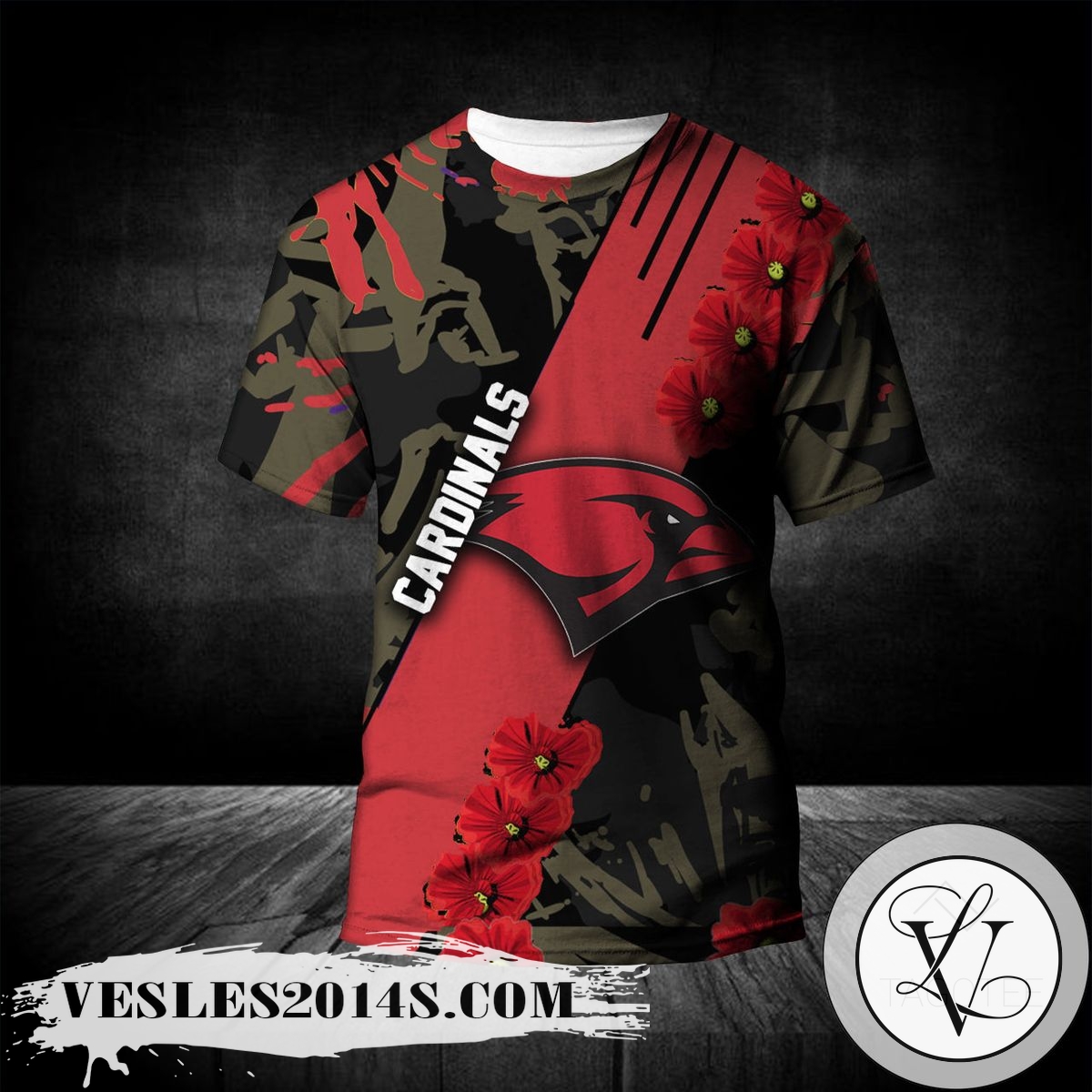 Incarnate-Word-Cardinals-All-Over-Print-T-shirt-Sport-Style-Keep-Go-on-–-NCAA-1