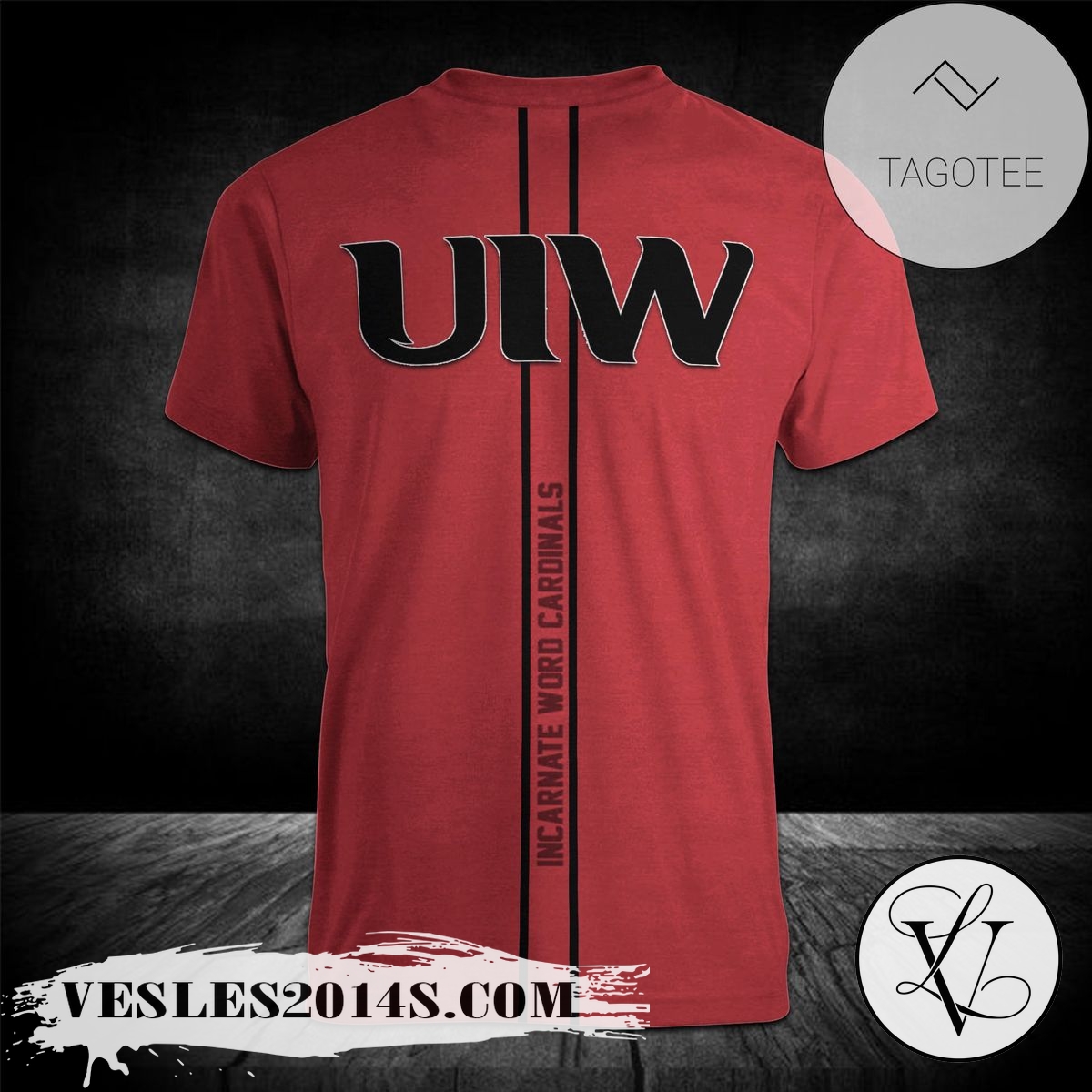 Incarnate-Word-Cardinals-Personalized-Custom-Text-All-Over-Print-T-shirt-–-NCAA-1