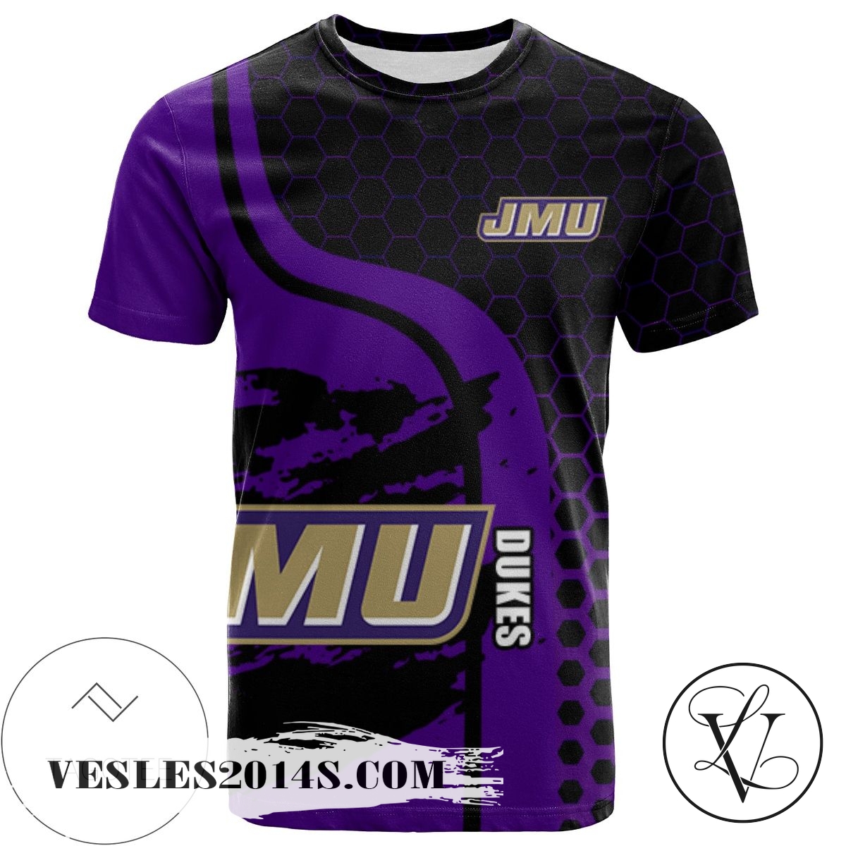 James Madison Dukes All Over Print T-shirt My Team Sport Style – NCAA James Madison Dukes All Over Print T-shirt My Team Sport Style – NCAA