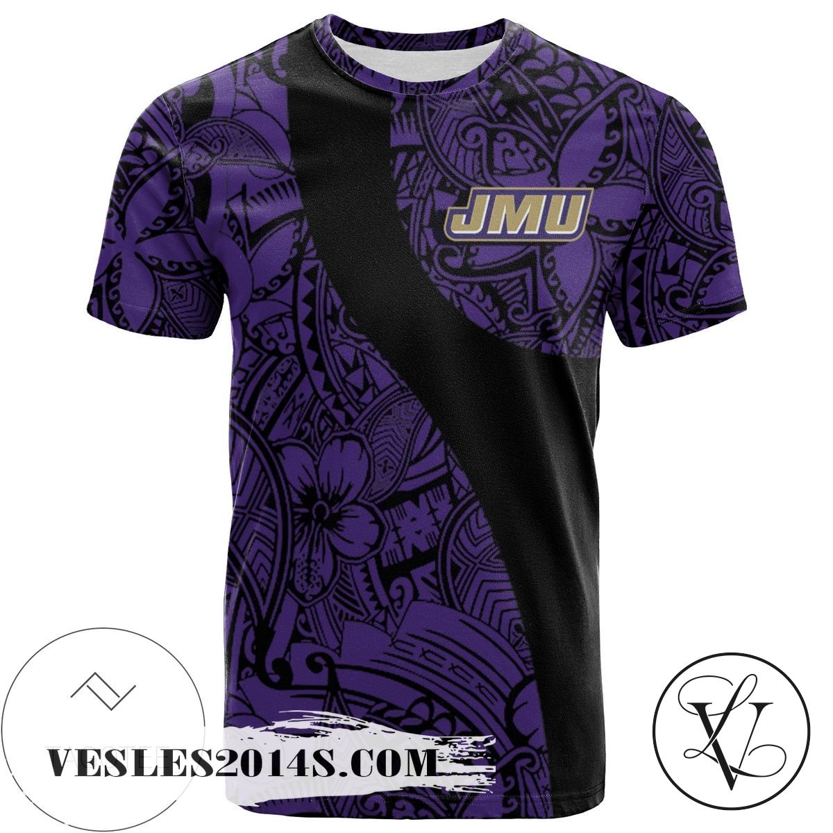 James-Madison-Dukes-All-Over-Print-T-shirt-Polynesian-–-NCAA-1