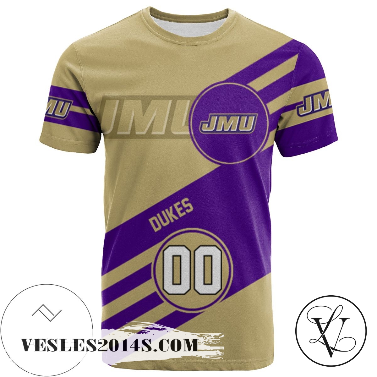 James Madison Dukes All Over Print T-shirt Sport Style Logo – NCAA James Madison Dukes All Over Print T-shirt Sport Style Logo – NCAA