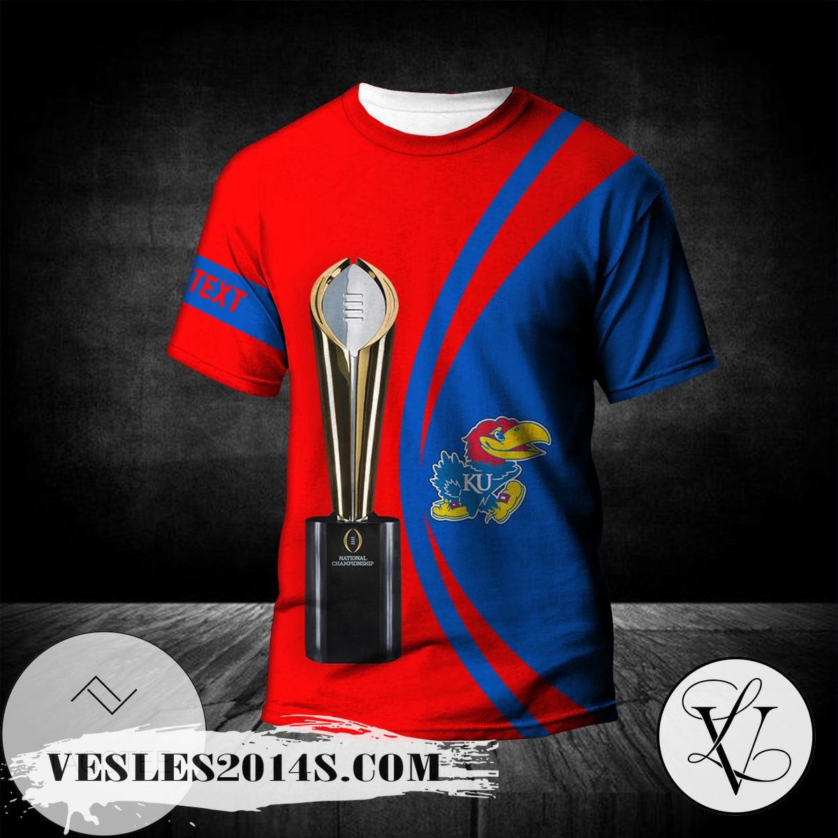 Kansas Jayhawks All Over Print T-shirt 2022 National Champions Legendary – NCAA Kansas Jayhawks All Over Print T-shirt 2022 National Champions Legendary – NCAA