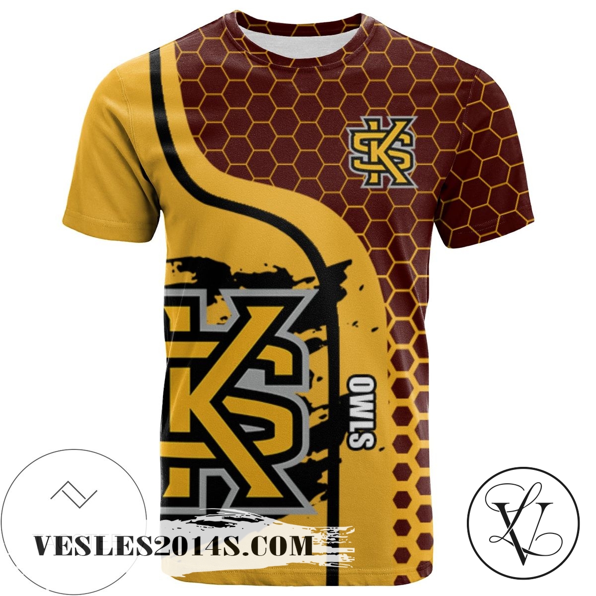 Kennesaw State Owls All Over Print T-shirt My Team Sport Style – NCAA Kennesaw State Owls All Over Print T-shirt My Team Sport Style – NCAA