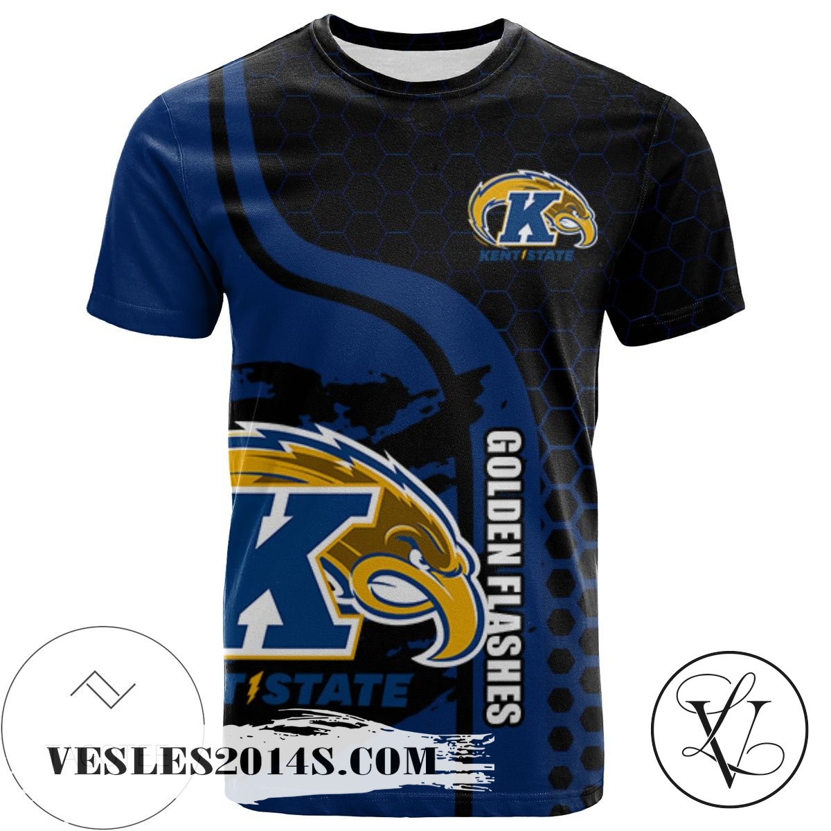 Kent State Golden Flashes All Over Print T-shirt My Team Sport Style – NCAA Kent State Golden Flashes All Over Print T-shirt My Team Sport Style – NCAA