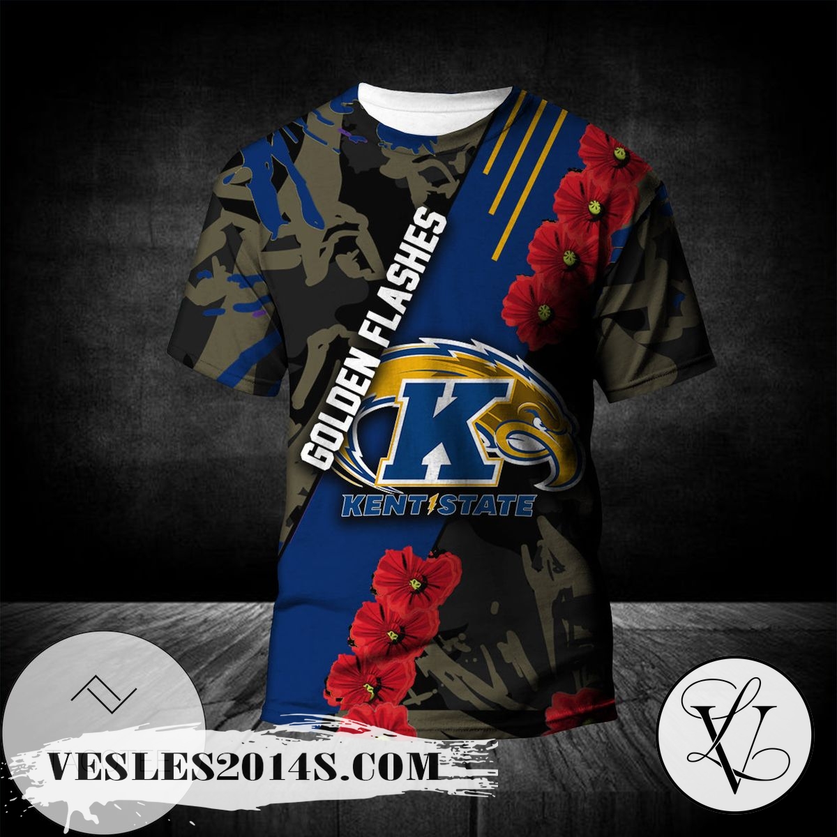 Kent-State-Golden-Flashes-All-Over-Print-T-shirt-Sport-Style-Keep-Go-On-–-NCAA-1