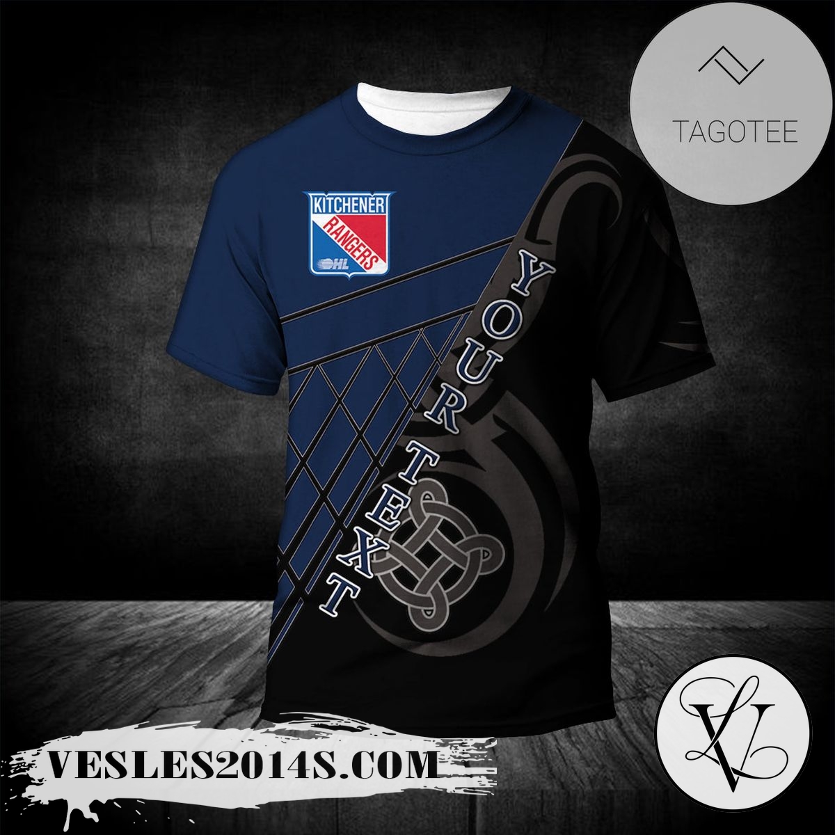 Kitchener Rangers T-Shirt Celtic Custom Text – CA HOCKEY Kitchener Rangers T-Shirt Celtic Custom Text – CA HOCKEY
