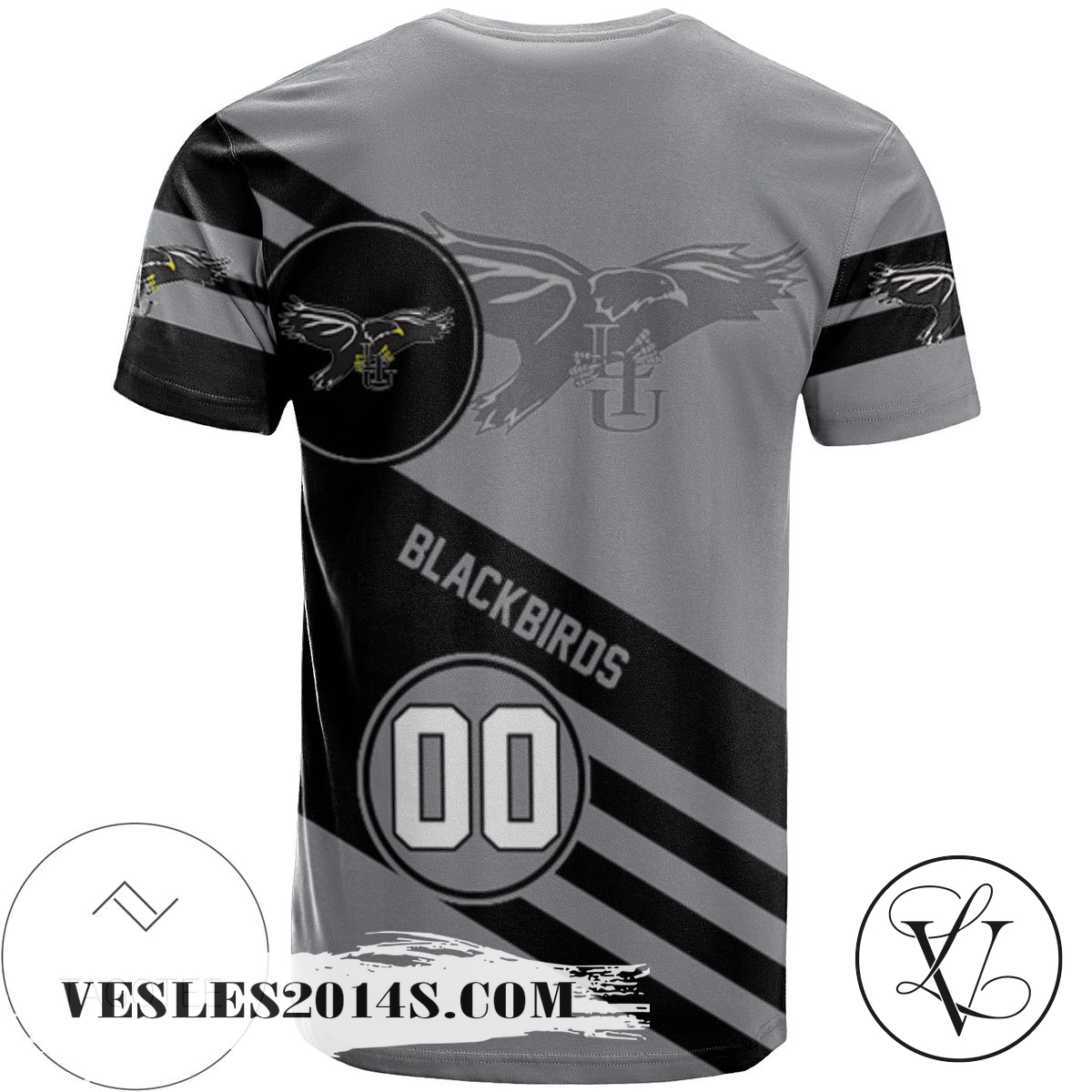 LIU-Brooklyn-Blackbirds-All-Over-Print-T-shirt-Sport-Style-Logo-–-NCAA-1