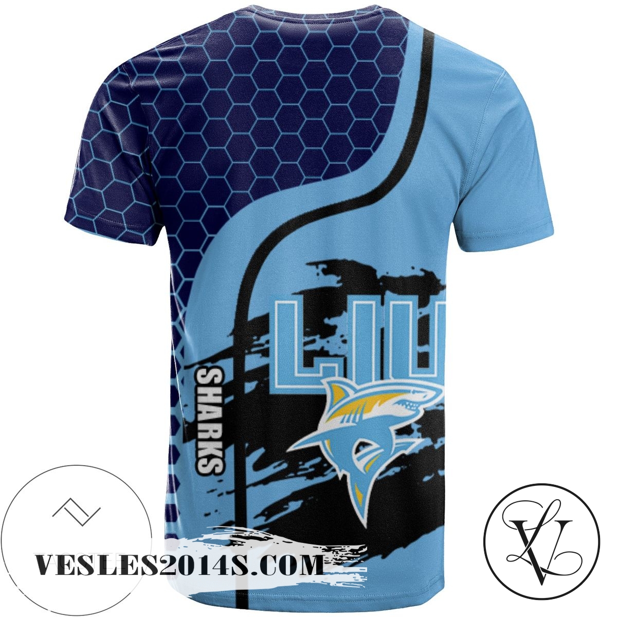 LIU-Sharks-All-Over-Print-T-shirt-My-Team-Sport-Style-–-NCAA-1