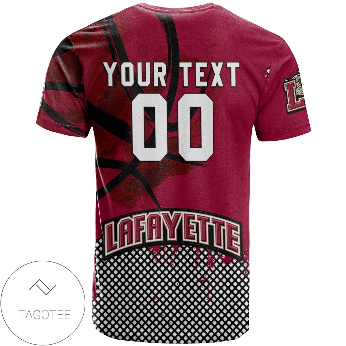 Lafayette-Leopards-All-Over-Print-T-shirt-Mens-Basketball-Net-Grunge-Pattern-–-NCAA-1