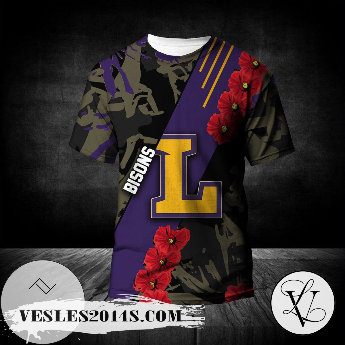 Lipscomb-Bisons-All-Over-Print-T-shirt-Sport-Style-Keep-Go-on-–-NCAA-1
