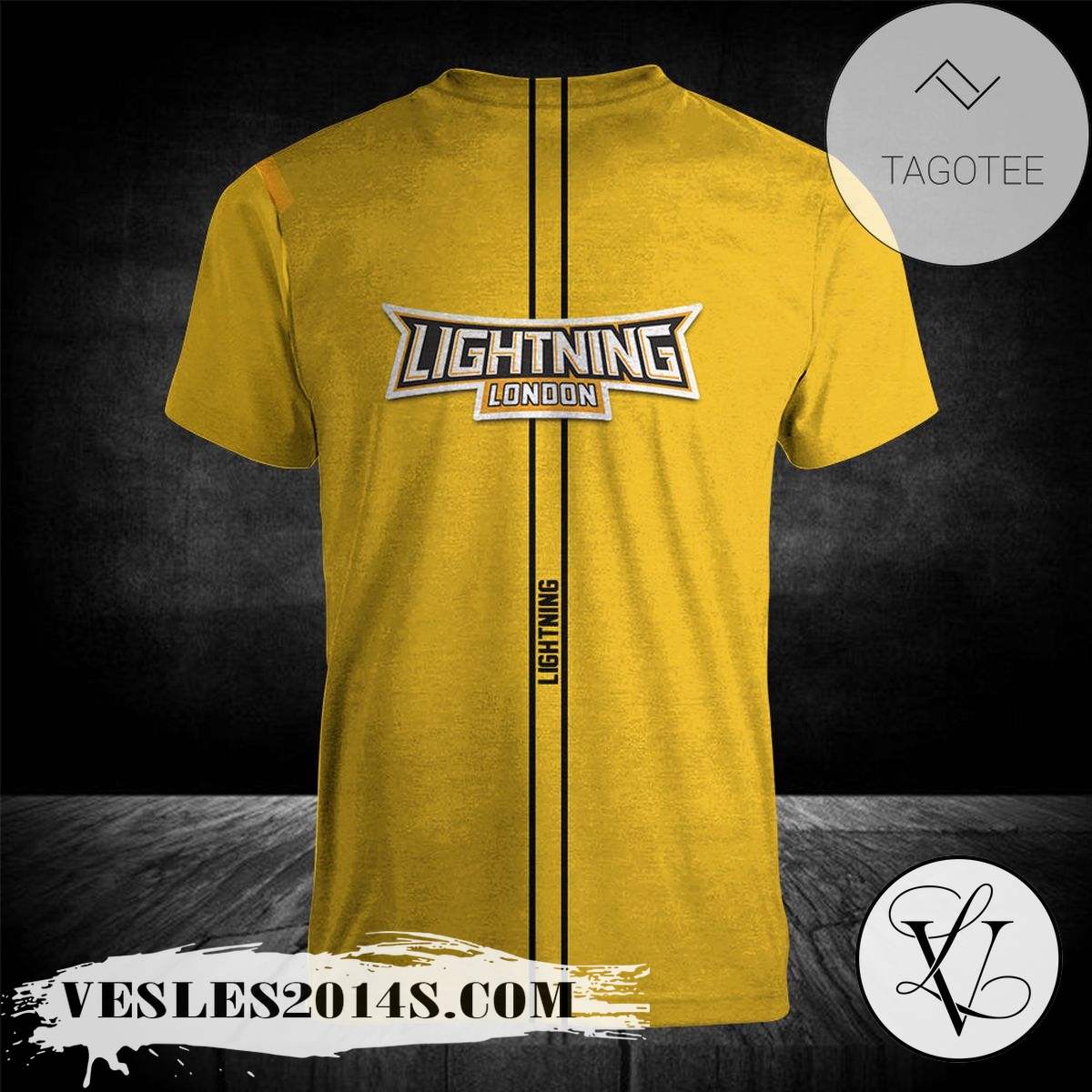 London-Lightning-T-Shirt-Personalized-Custom-Text-–-CA-BASKETBALL-1