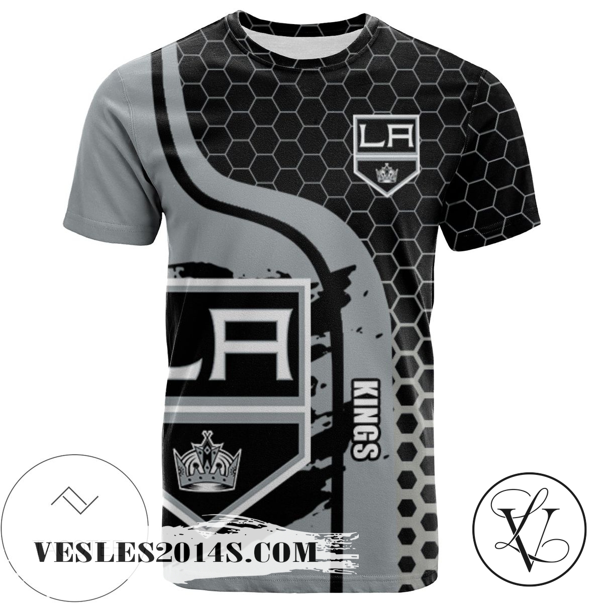 Los Angeles Kings All Over Print T-shirt My Team Sport Style – NHL Los Angeles Kings All Over Print T-shirt My Team Sport Style – NHL