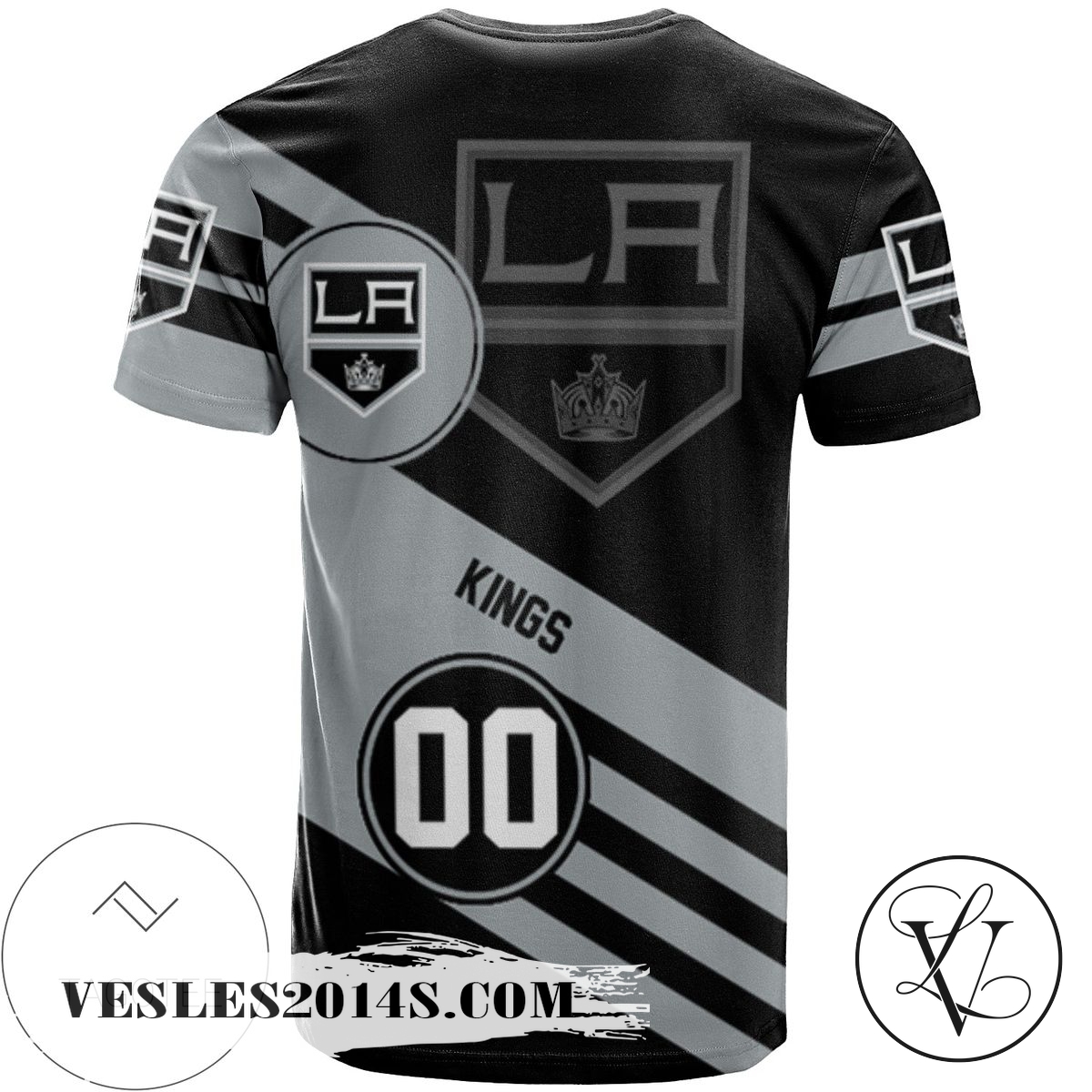 Los-Angeles-Kings-All-Over-Print-T-shirt-Sport-Style-Logo-–-NHL-1