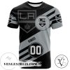 Los Angeles Kings All Over Print T-shirt Sport Style Logo – NHL