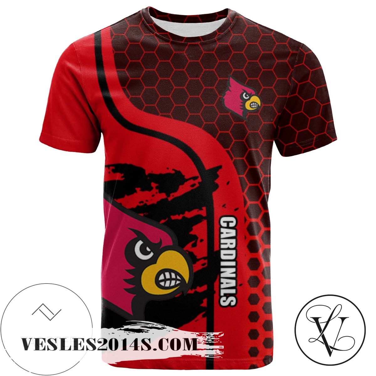 Louisville Cardinals All Over Print T-shirt My Team Sport Style – NCAA Louisville Cardinals All Over Print T-shirt My Team Sport Style – NCAA