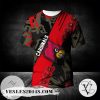 Louisville Cardinals All Over Print T-shirt Sport Style Keep Go On  – NCAA