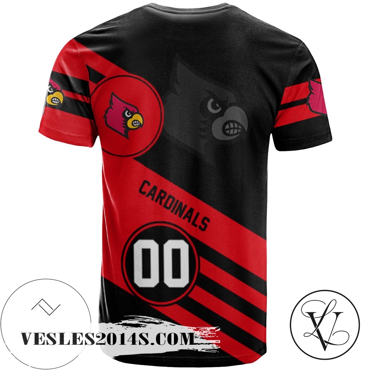 Louisville-Cardinals-All-Over-Print-T-shirt-Sport-Style-Logo-–-NCAA-1