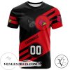 Louisville Cardinals All Over Print T-shirt Sport Style Logo – NCAA