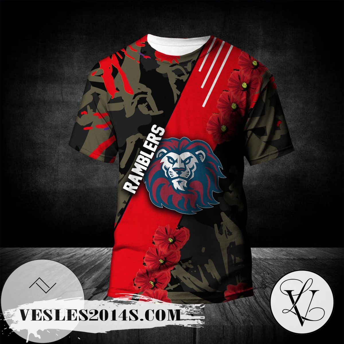 Loyola Ramblers All Over Print T-shirt Sport Style Keep Go on – NCAA Loyola Ramblers All Over Print T-shirt Sport Style Keep Go on – NCAA