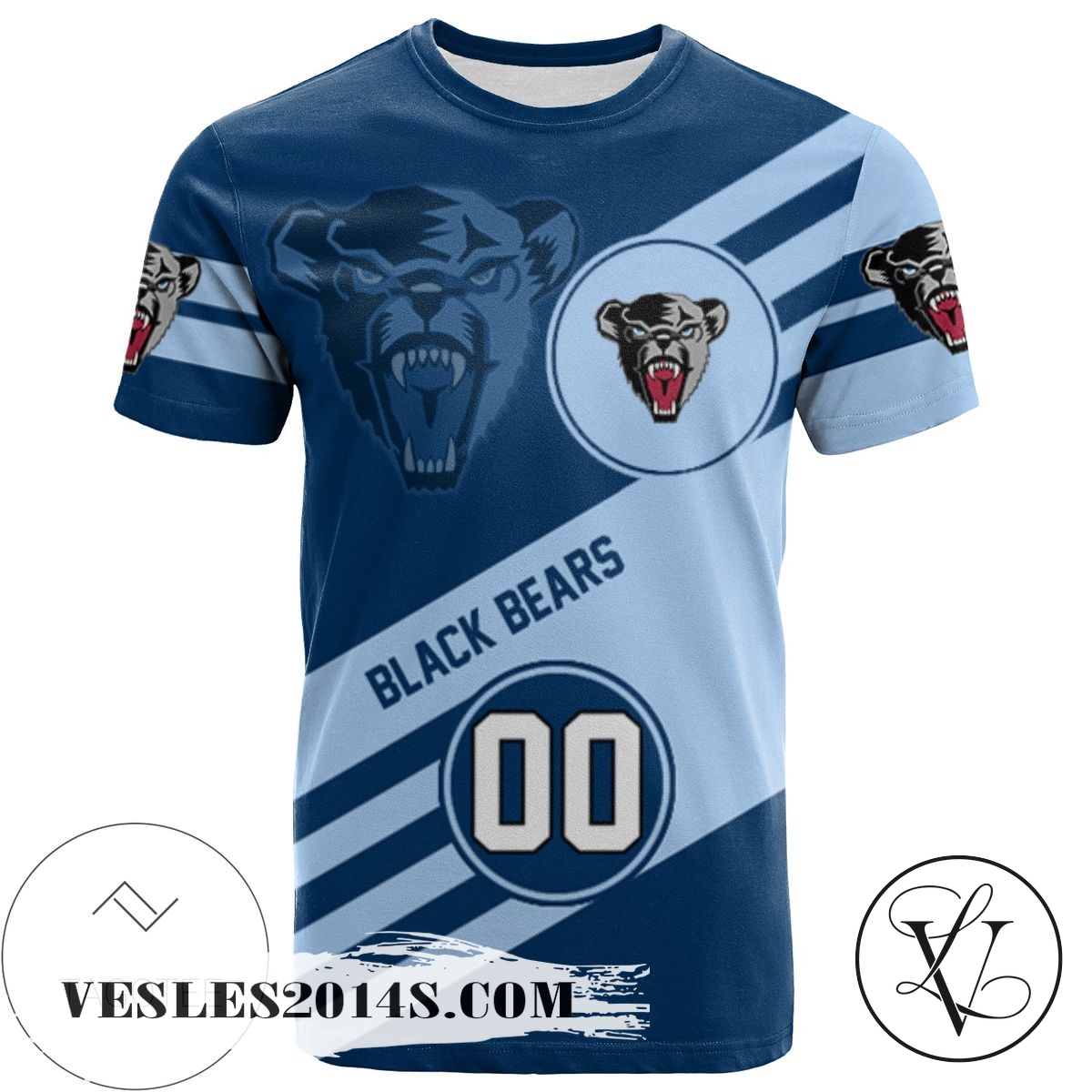 Maine Black Bears All Over Print T-shirt Sport Style Logo – NCAA Maine Black Bears All Over Print T-shirt Sport Style Logo – NCAA