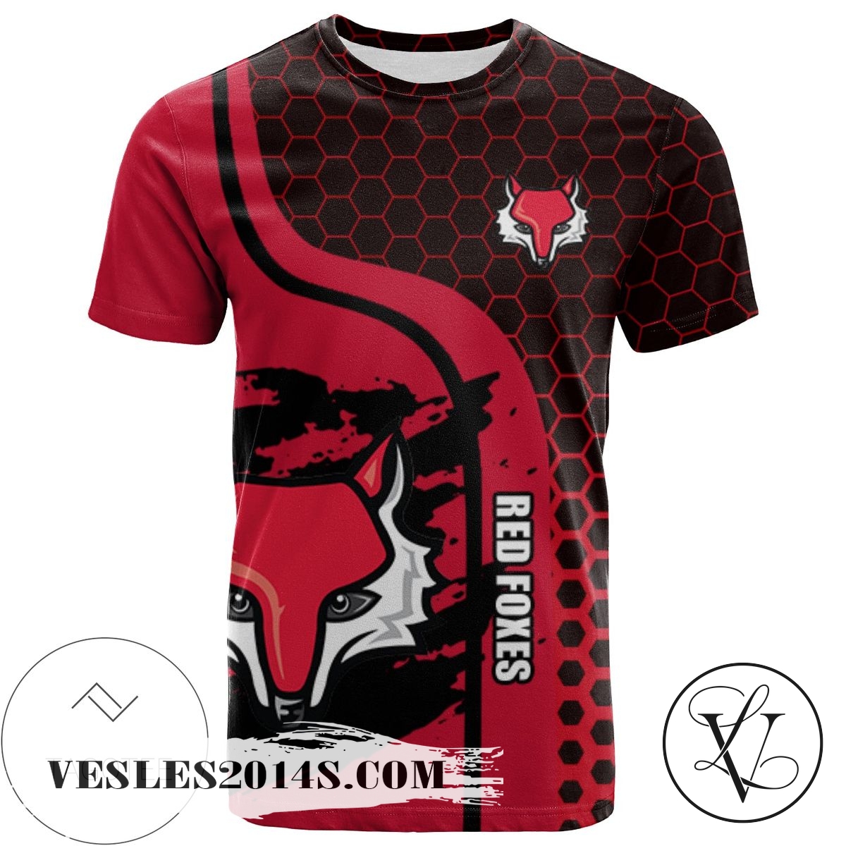 Marist Red Foxes All Over Print T-shirt My Team Sport Style – NCAA Marist Red Foxes All Over Print T-shirt My Team Sport Style – NCAA