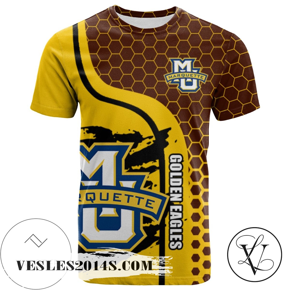 Marquette Golden Eagles All Over Print T-shirt My Team Sport Style – NCAA Marquette Golden Eagles All Over Print T-shirt My Team Sport Style – NCAA