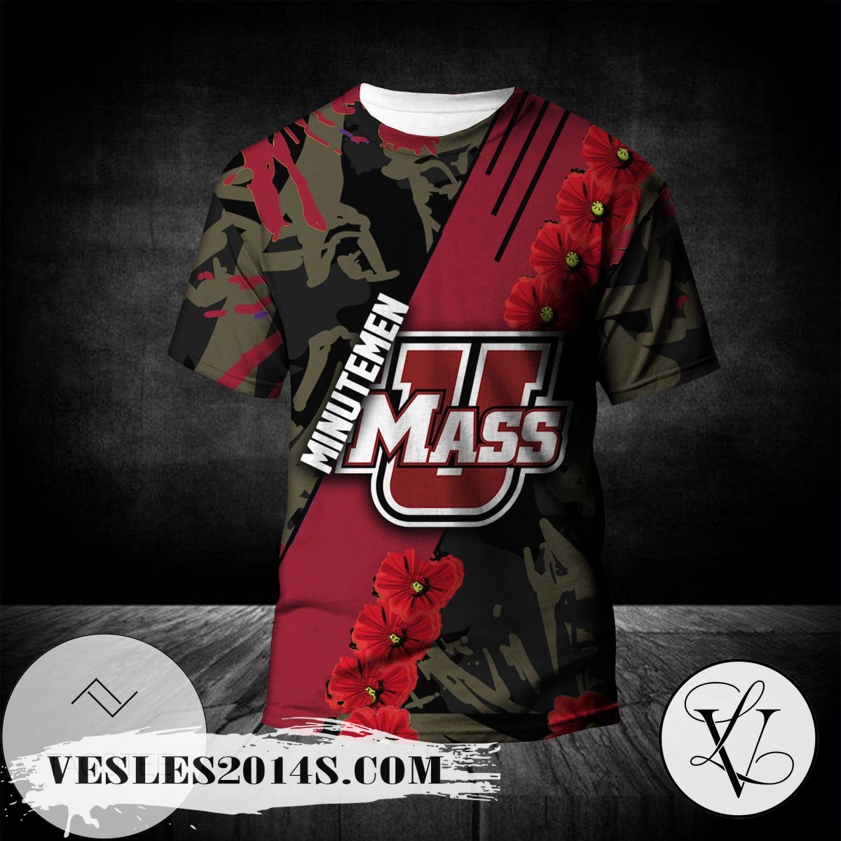 Massachusetts-Minutemen-All-Over-Print-T-shirt-Sport-Style-Keep-Go-on-–-NCAA-1