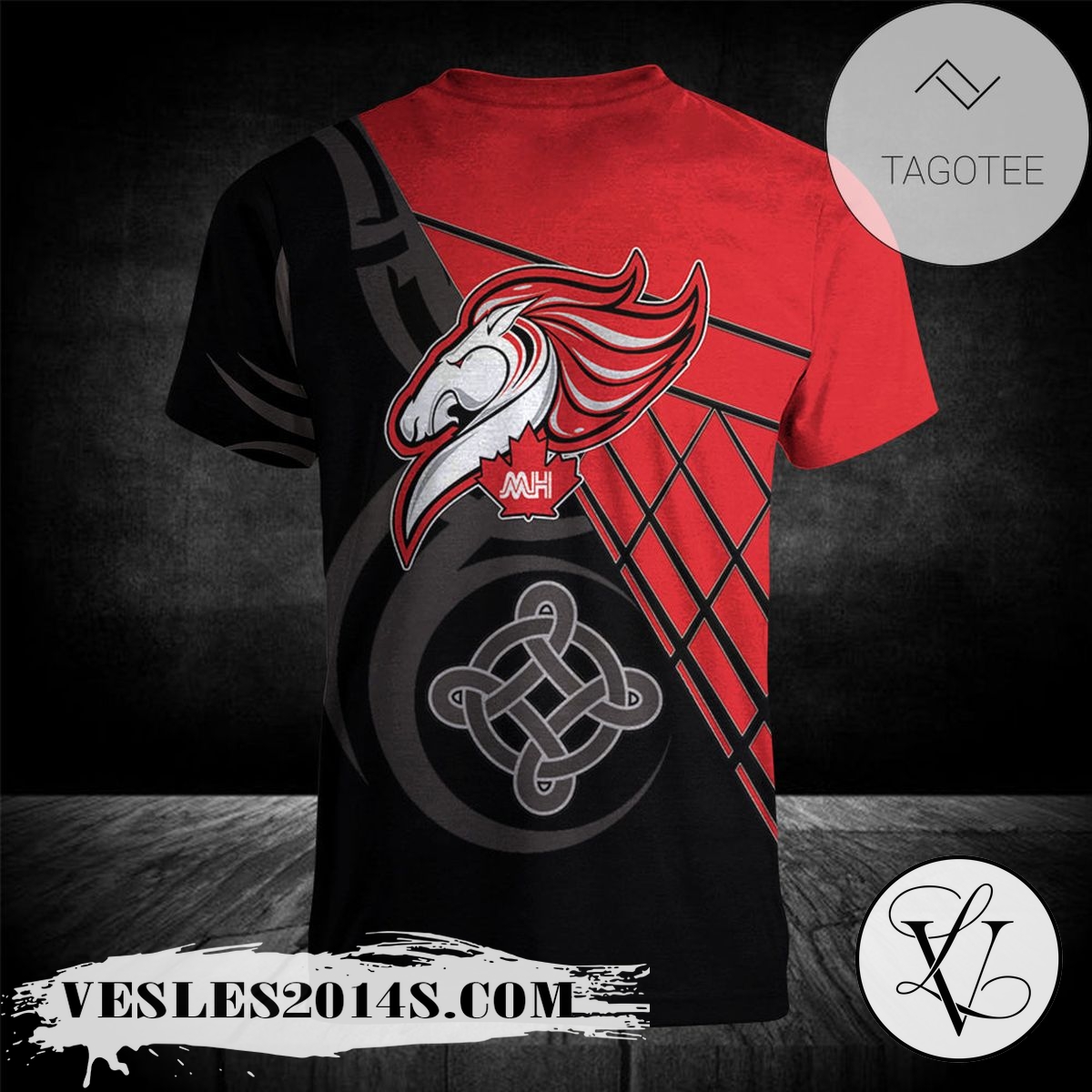 Medicine-Hat-Mavericks-T-Shirt-Celtic-Custom-Text-–-CA-BASEBALL-1