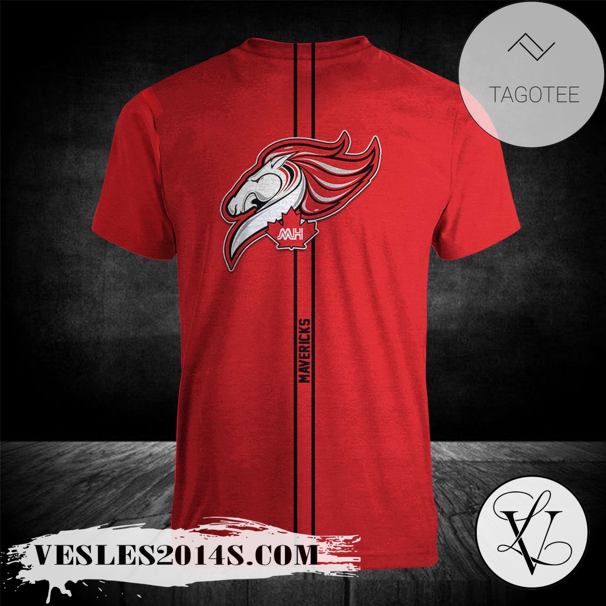 Medicine-Hat-Mavericks-T-Shirt-Personalized-Custom-Text-–-CA-BASEBALL-1