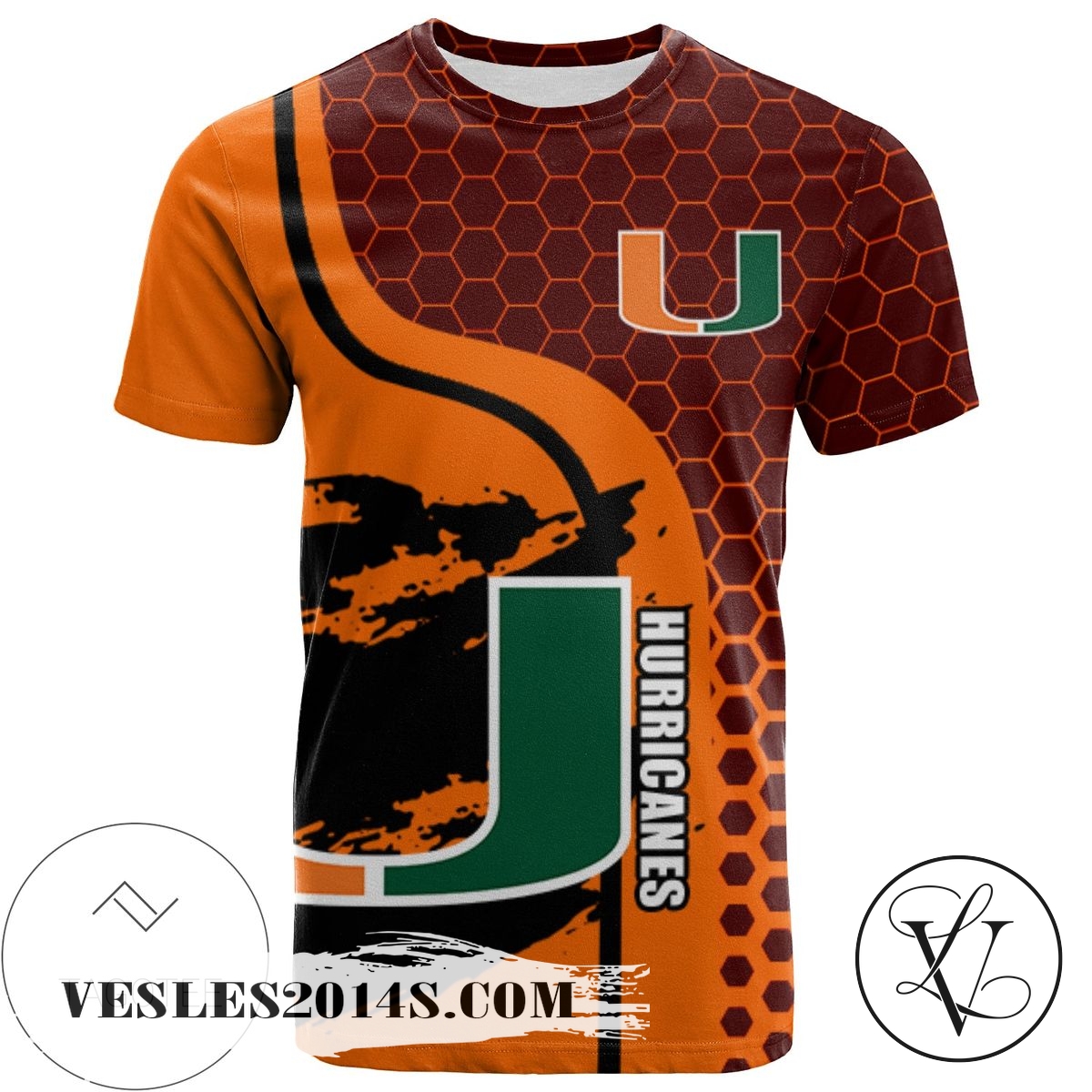 Miami Hurricanes All Over Print T-shirt My Team Sport Style – NCAA Miami Hurricanes All Over Print T-shirt My Team Sport Style – NCAA