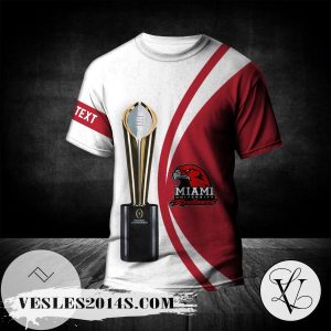 Miami RedHawks All Over Print T-shirt 2022 National Champions Legendary – NCAA