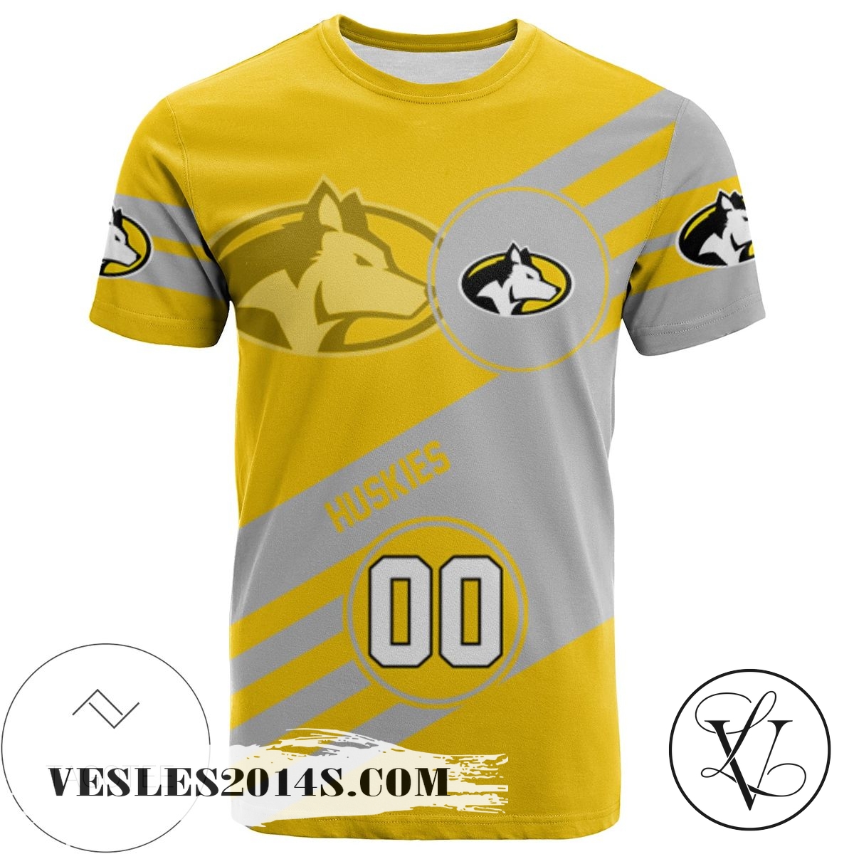 Michigan Tech Huskies All Over Print T-shirt Sport Style Logo – NCAA Michigan Tech Huskies All Over Print T-shirt Sport Style Logo – NCAA