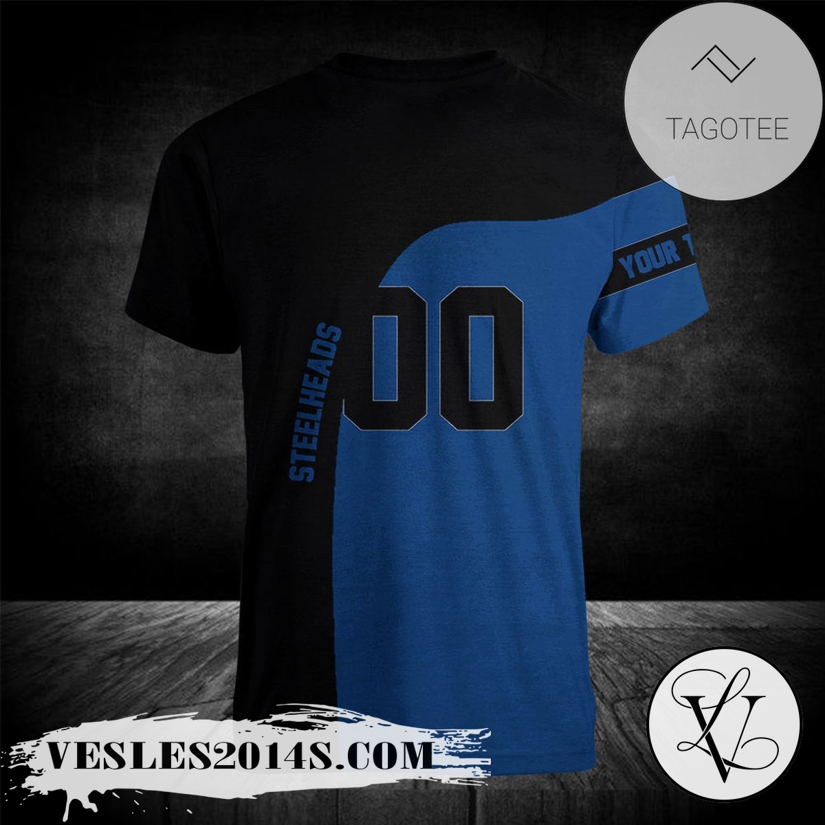 Mississauga-Steelheads-T-shirt-Curve-Personalized-Custom-Text-–-CA-HOCKEY-1