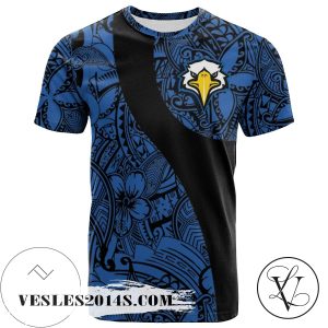 Morehead State Eagles All Over Print T-shirt Polynesian   – NCAA